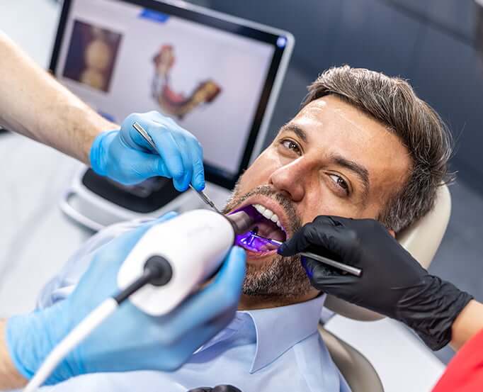 CEREC technology in use on a dental patient
